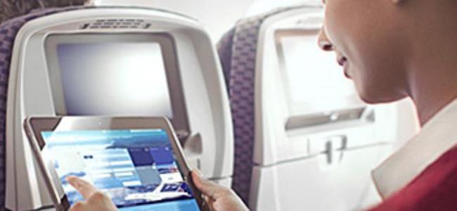 إنترنت على متن الطائرات