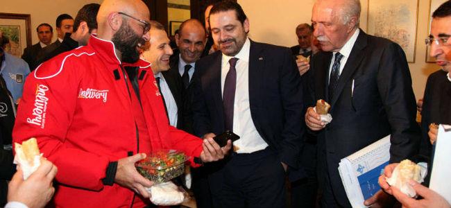  الحريري طلب طعاماً للوزراء عبر جواله بتطبيقات طوّرها شبان لبنانيون
