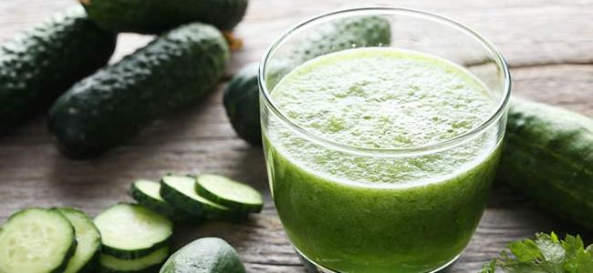 عصير الخيار للتخلص من السموم وهشاشة العظام