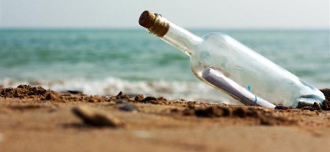 العثور على أقدم رسالة في قنينة