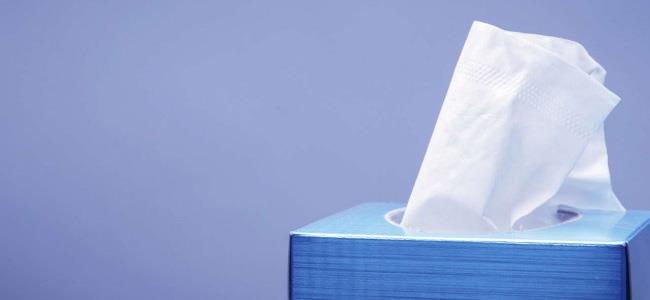 تحذير من خطر المناديل الورقية