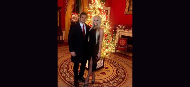 تيفاني ترامب تنشر صورة مع حبيبها اللبناني.. داخل البيت الأبيض