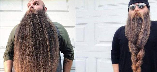 رجل لم يحلق لحيته منذ 5 سنوات.. هذه النتيجة!