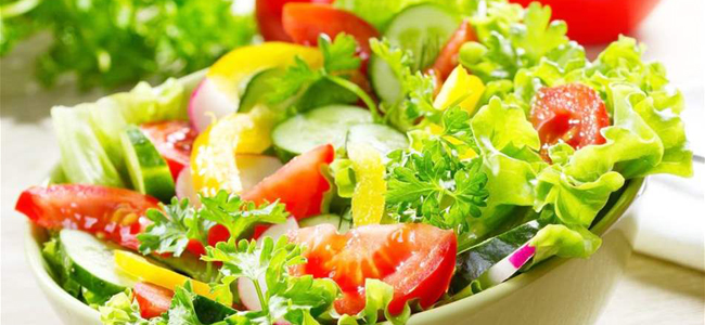 سَلطات الخضار ليس فقط حِفاظاً على رشاقة الجسم