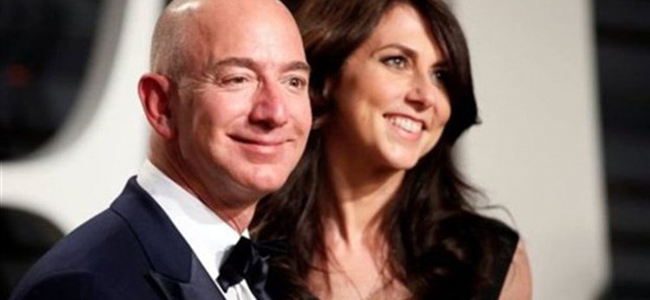 مؤسس بيزوس يدفع لمطلقته أغلى تسوية طلاق بالتاريخ