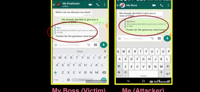 ثغرة في WhatsApp تتيح تزوير الرسائل المرسلة