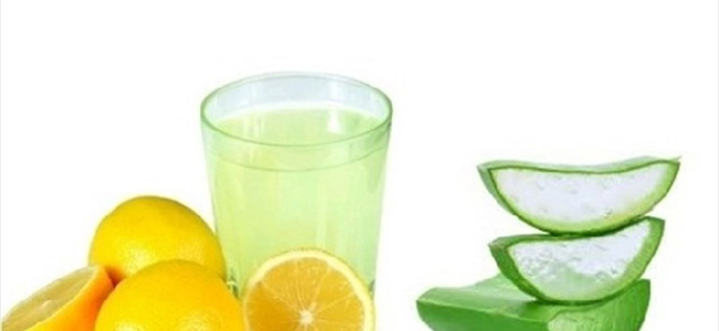 خلطة جل الألوي فيرا والليمون لحرق دهون البطن.. جربيها