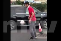 حين يتحوّل الاوتوستراد في لبنان الى ملعب فوتبول