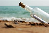 العثور على أقدم رسالة في قنينة