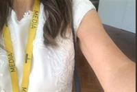  بالصورة: طرد صحافية من مجلس النواب.. بسبب ملابسها الفاضحة!