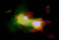 أقدم مثال مكتشف لاندماج المجرات في الكون!